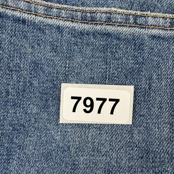 Everlane Medium Blue The Curvy Cheeky Jean Raw Hem Straight Leg Size 29 Regular - Picture 15 of 15